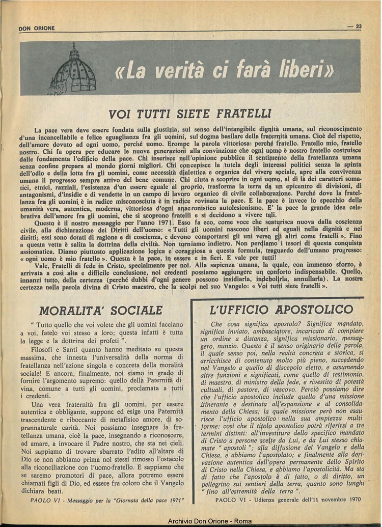 Don Orione, 66, 01, 01-01-1971, pagina 23