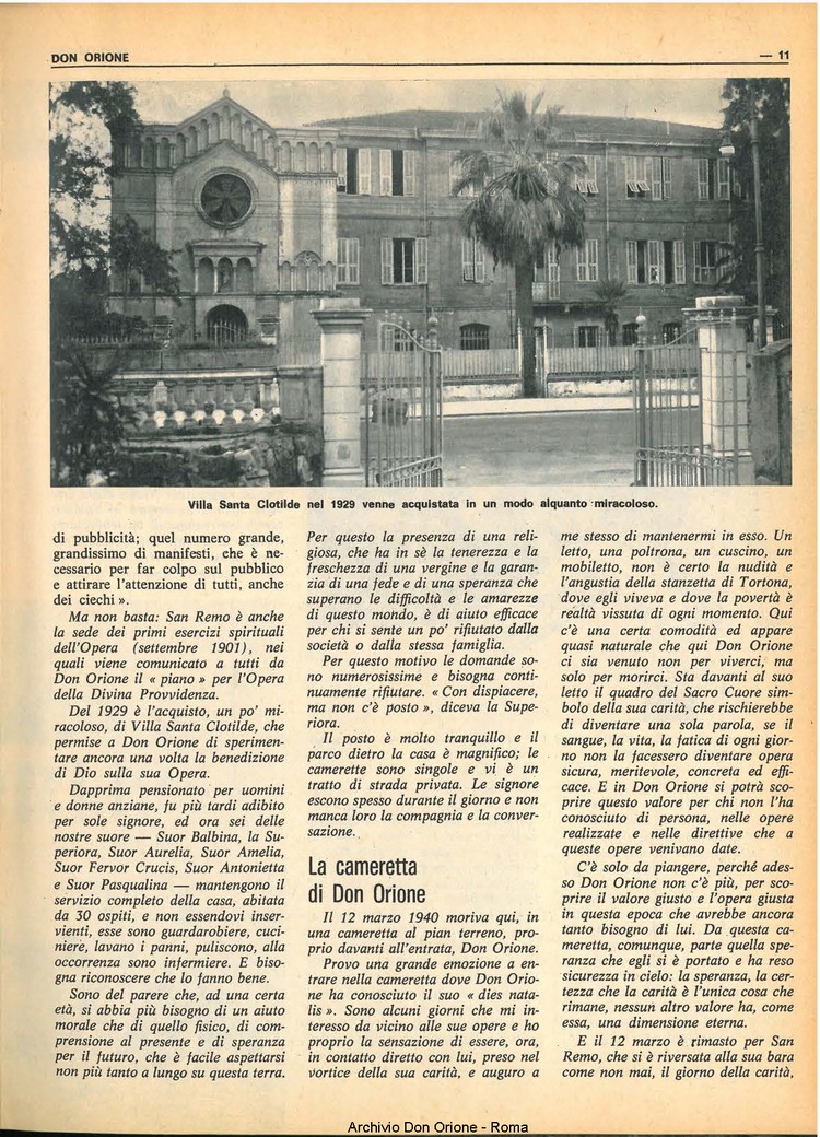Don Orione, 66, 02, 01-02-1971, pagina 11