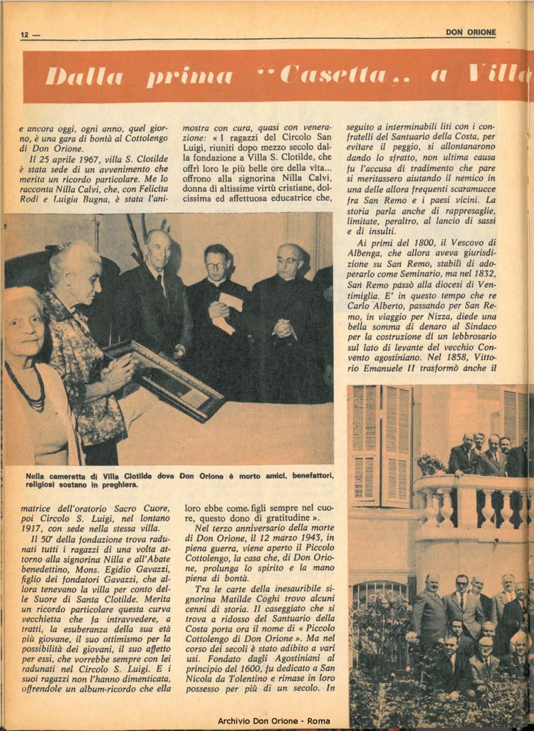Don Orione, 66, 02, 01-02-1971, pagina 12