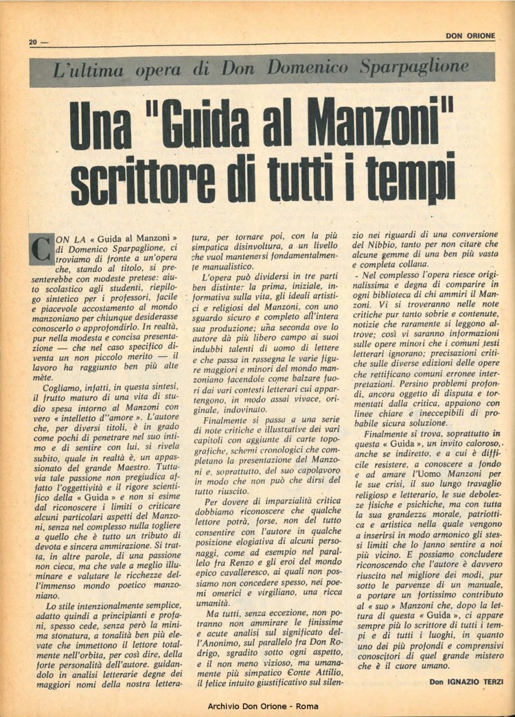 Don Orione, 66, 02, 01-02-1971, pagina 20