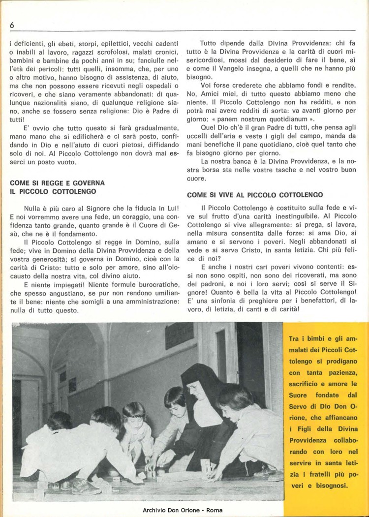 Don Orione, 66, 03, 15-02-1971, pagina 6