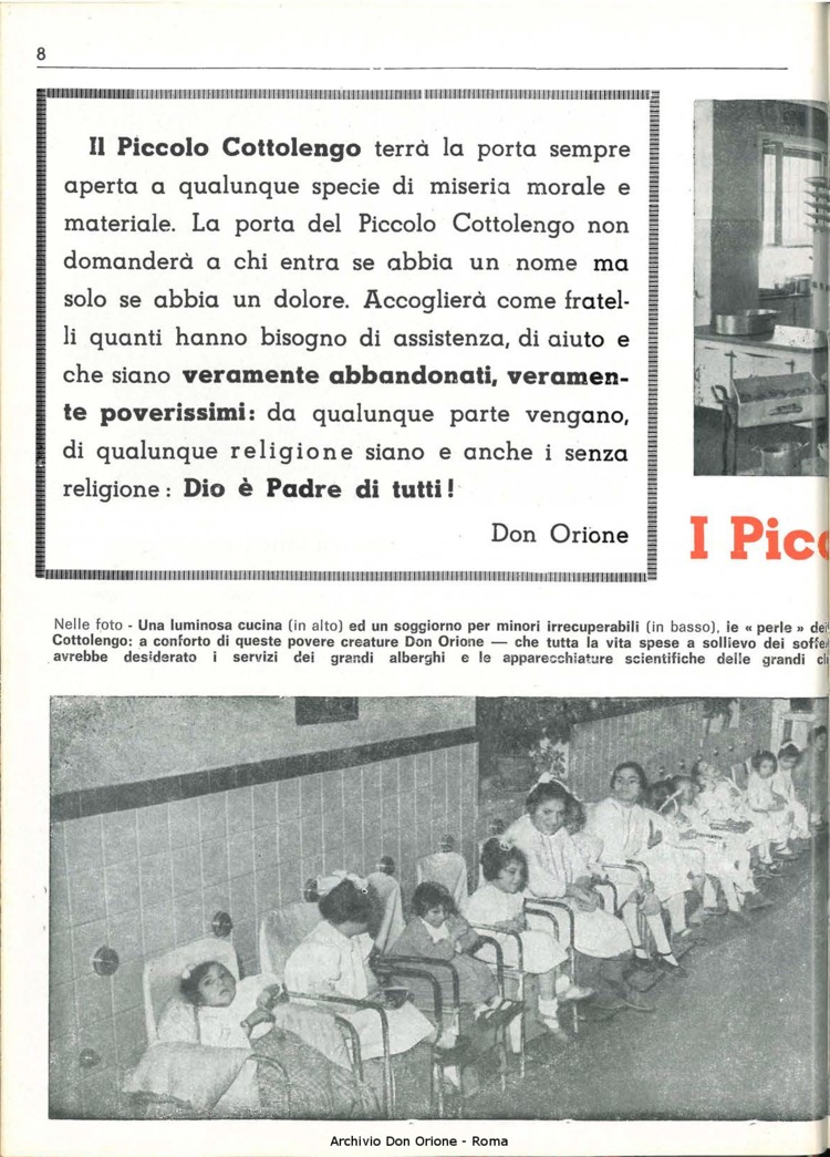 Don Orione, 66, 03, 15-02-1971, pagina 8