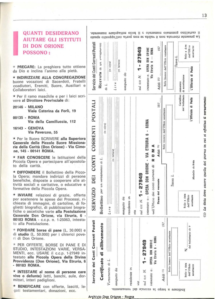 Don Orione, 66, 03, 15-02-1971, pagina 13