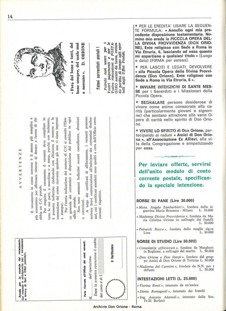 Don Orione, 66, 03, 15-02-1971, pagina 14