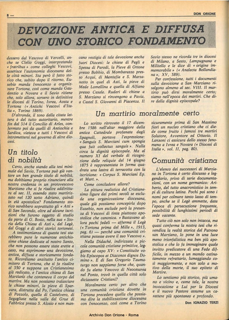 Don Orione, 66, 04, 01-03-1971, pagina 8