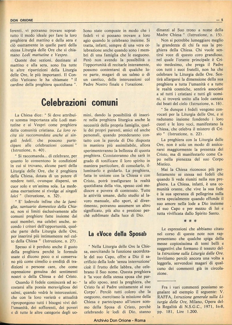 Don Orione, 66, 10, 01-07-1971, pagina 5