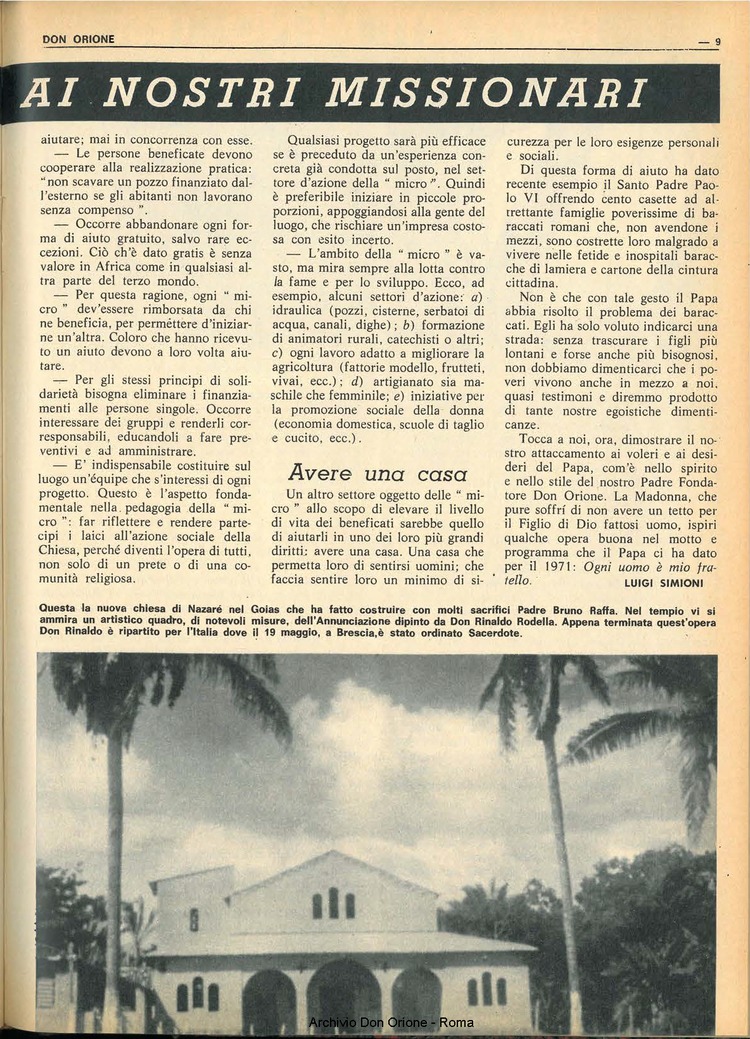 Don Orione, 66, 10, 01-07-1971, pagina 9