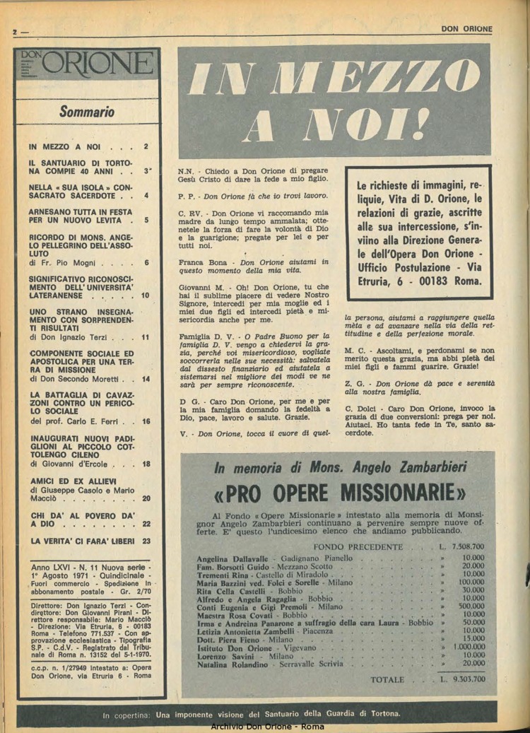 Don Orione, 66, 11, 01-08-1971, pagina 2