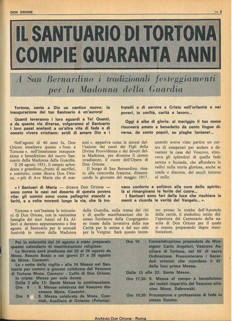 Don Orione, 66, 11, 01-08-1971, pagina 3