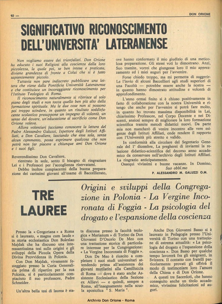 Don Orione, 66, 11, 01-08-1971, pagina 10