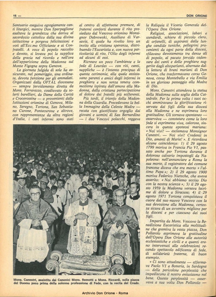 Don Orione, 66, 13, 01-09-1971, pagina 16