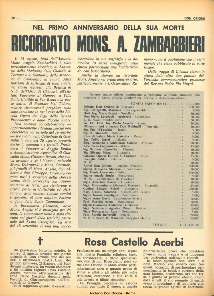 Don Orione, 66, 13, 01-09-1971, pagina 20