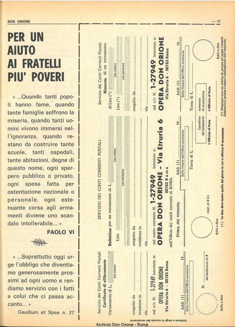 Don Orione, 66, 13, 01-09-1971, pagina 21