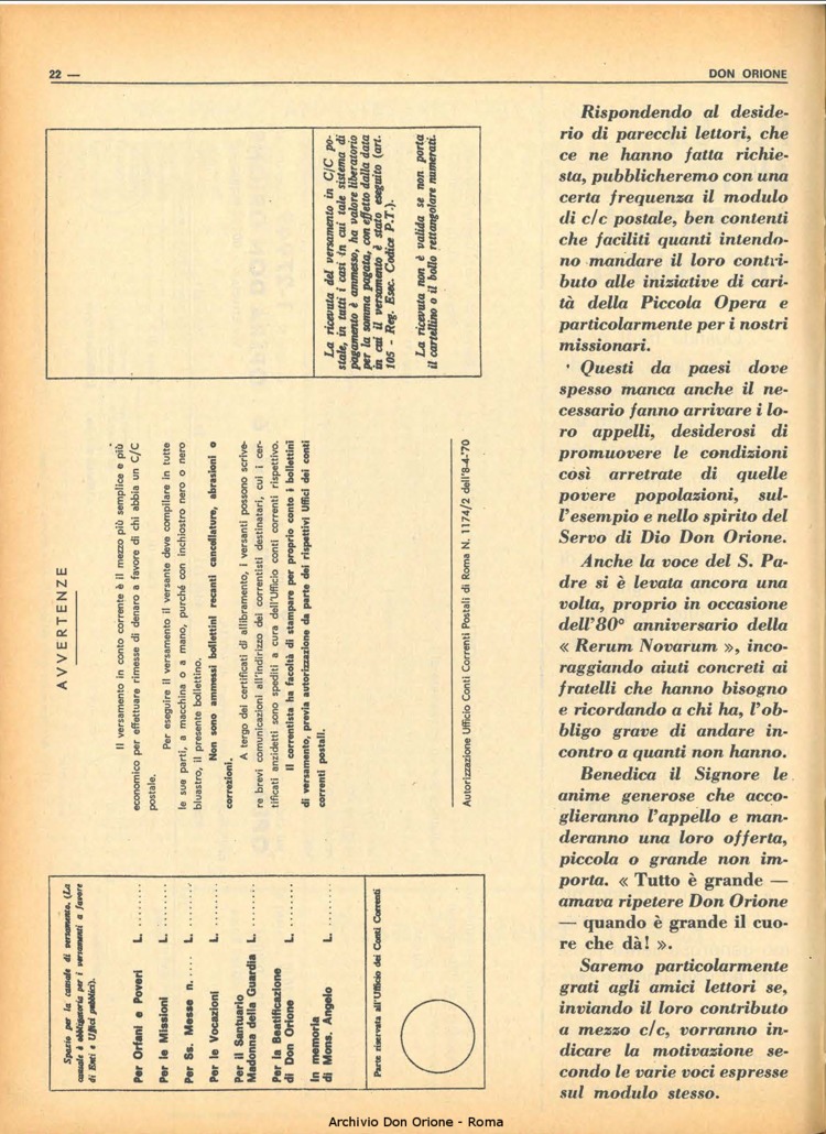 Don Orione, 66, 13, 01-09-1971, pagina 22