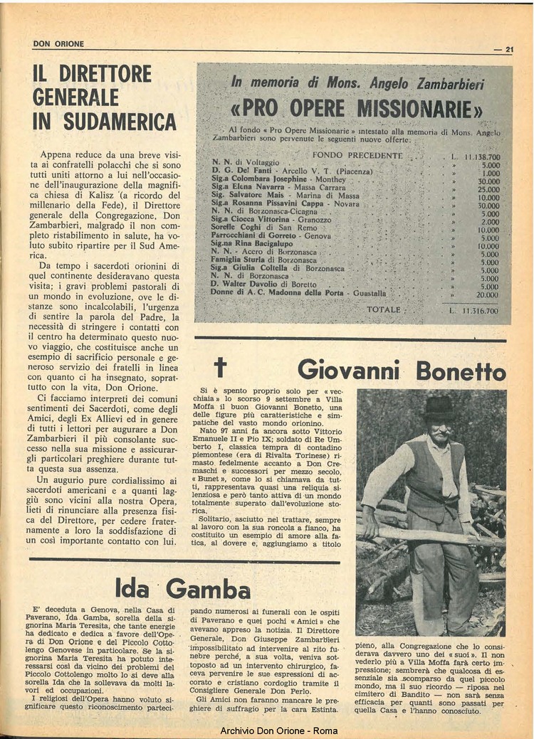 Don Orione, 66, 14, 01-10-1971, pagina 21