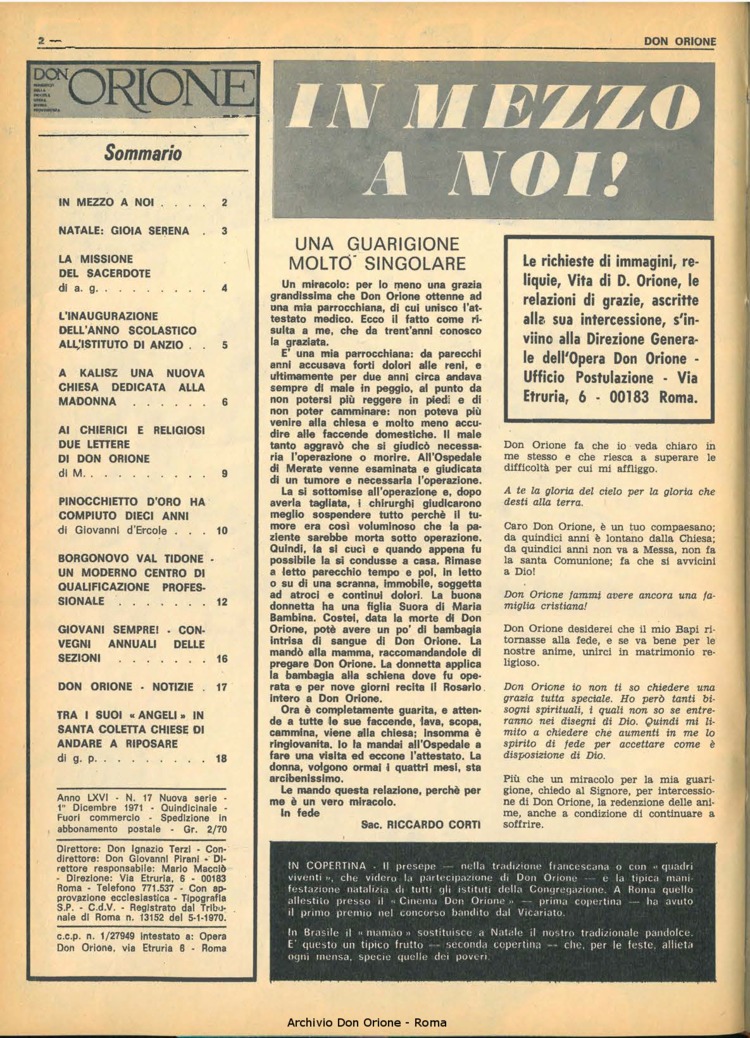 Don Orione, 66, 17, 01-12-1971, pagina 2