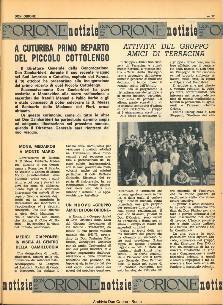 Don Orione, 66, 17, 01-12-1971, pagina 17