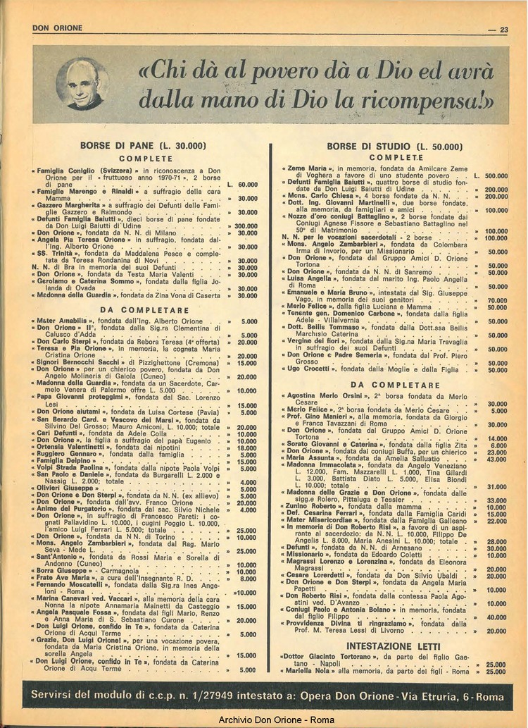 Don Orione, 66, 17, 01-12-1971, pagina 23