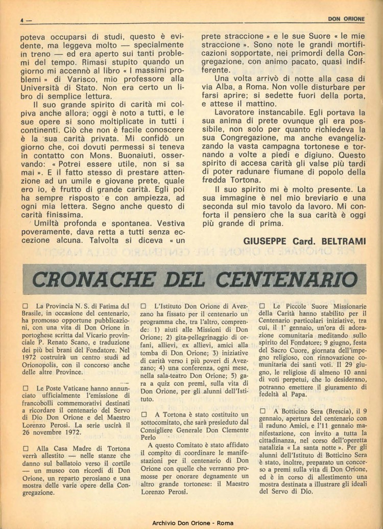 Don Orione, 67, 01, 01-01-1972, pagina 4
