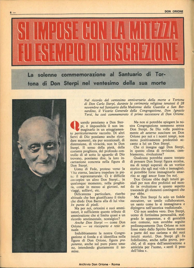 Don Orione, 67, 01, 01-01-1972, pagina 6