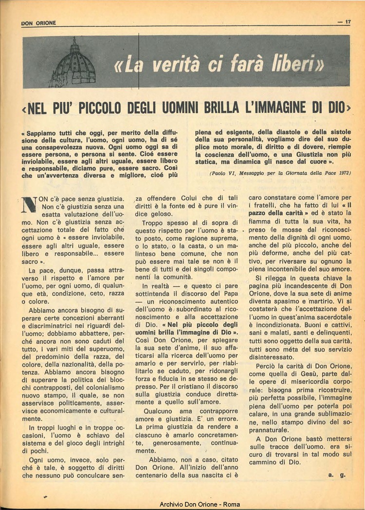 Don Orione, 67, 01, 01-01-1972, pagina 17
