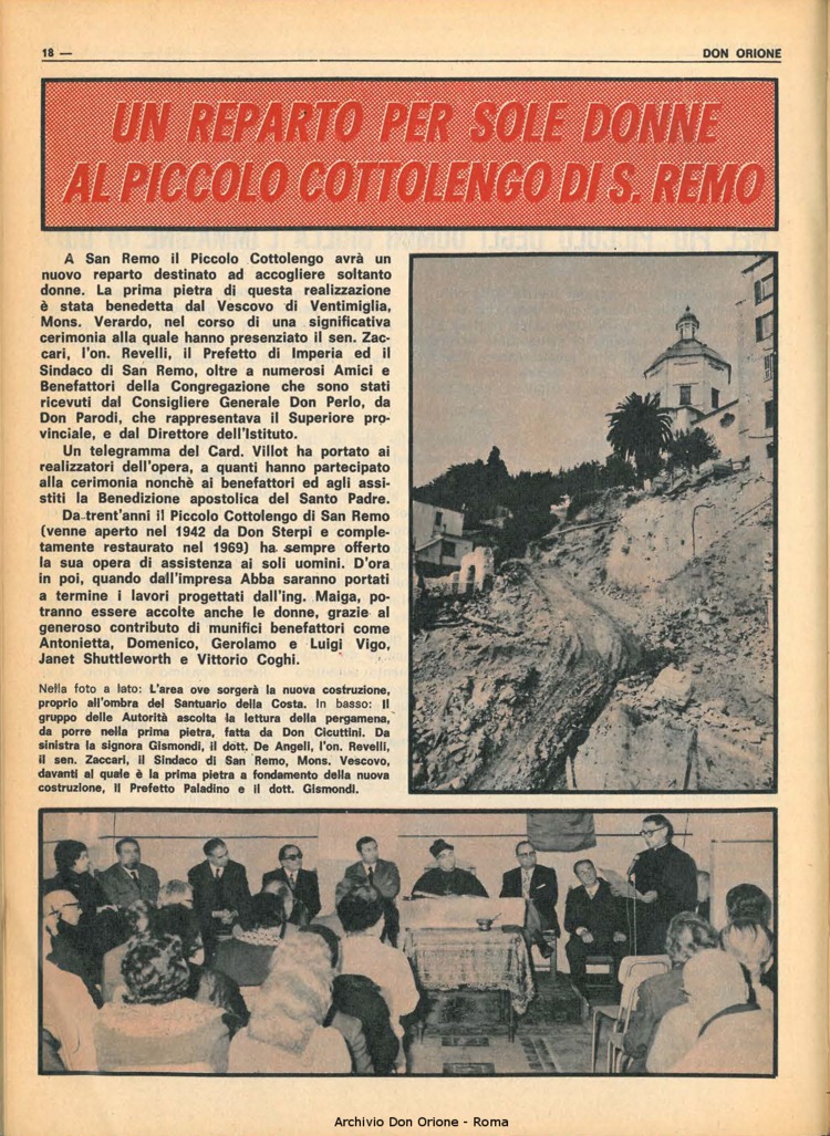 Don Orione, 67, 01, 01-01-1972, pagina 18