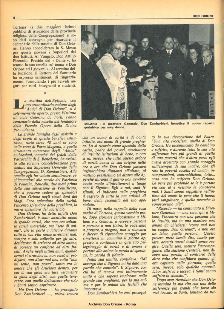 Don Orione, 67, 02, 01-02-1972, pagina 8