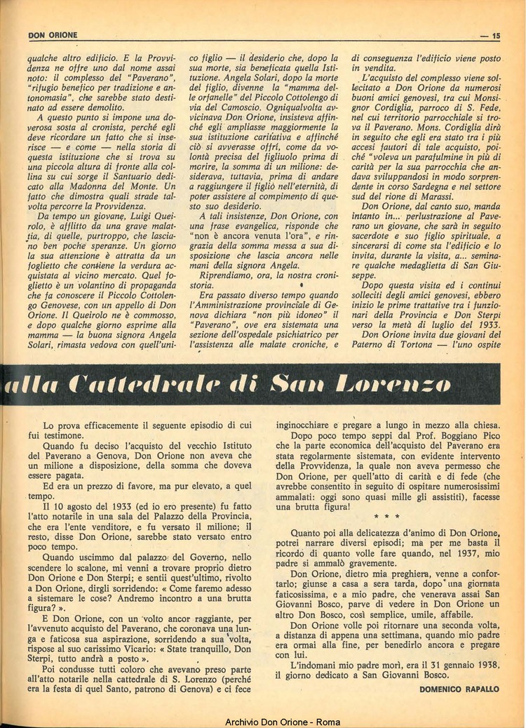 Don Orione, 67, 02, 01-02-1972, pagina 15