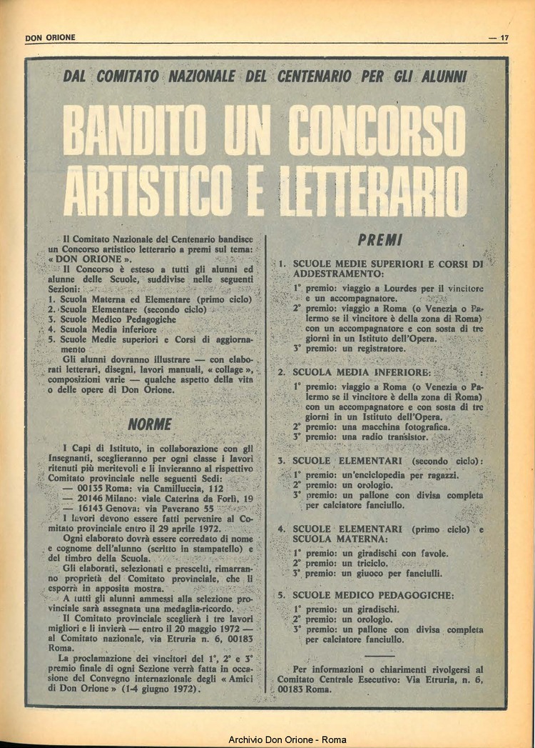 Don Orione, 67, 02, 01-02-1972, pagina 17