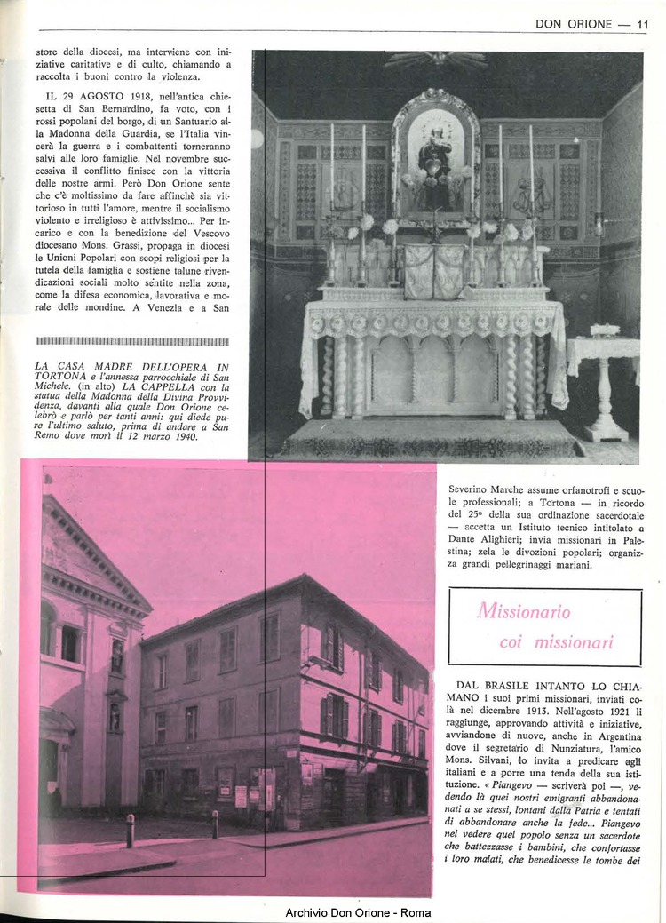 Don Orione, 67, 03, 15-02-1972, pagina 11