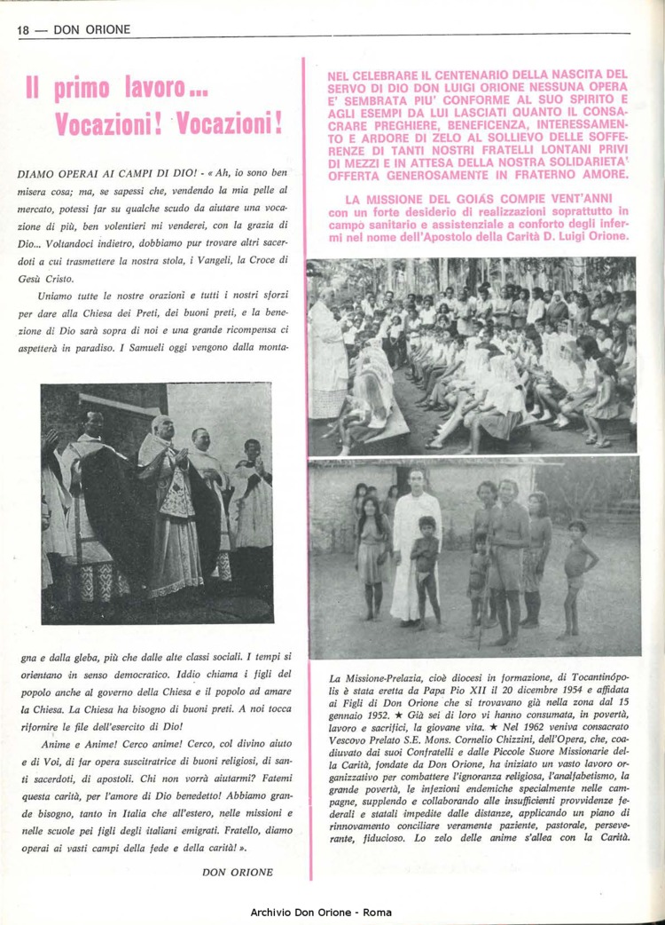 Don Orione, 67, 03, 15-02-1972, pagina 18