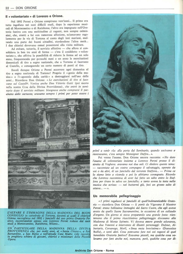 Don Orione, 67, 03, 15-02-1972, pagina 22