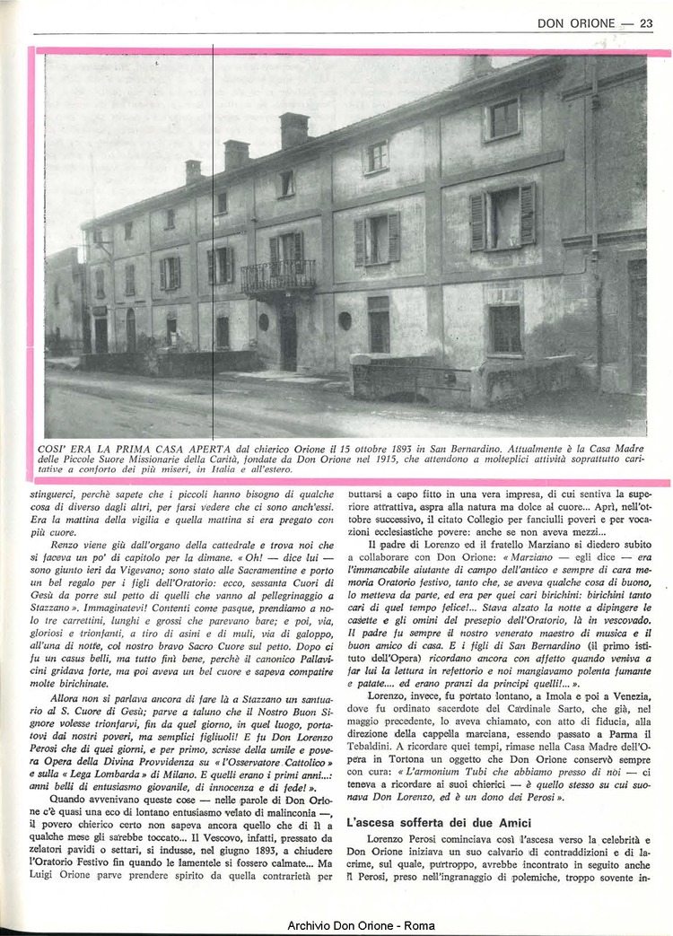 Don Orione, 67, 03, 15-02-1972, pagina 23
