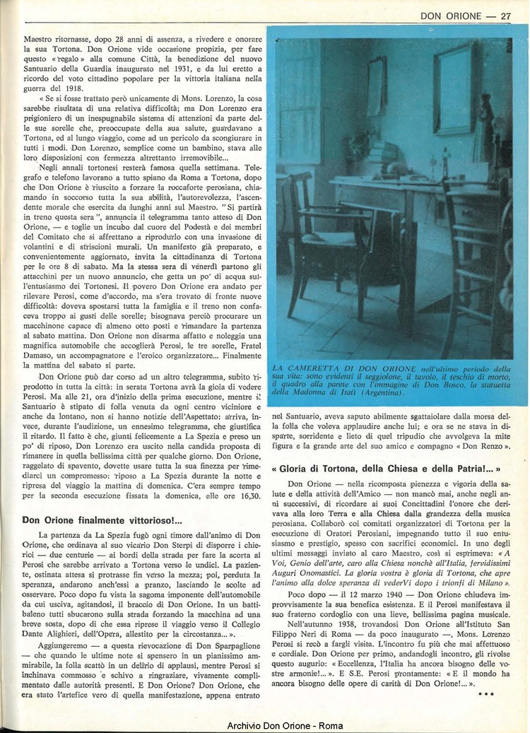 Don Orione, 67, 03, 15-02-1972, pagina 27