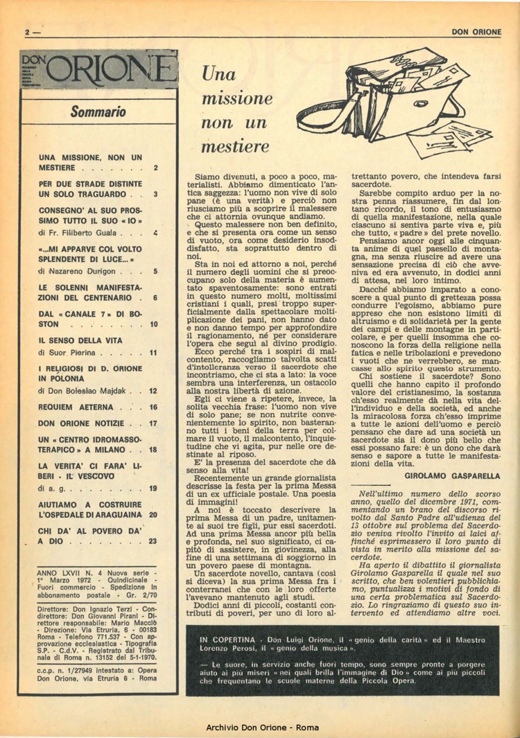 Don Orione, 67, 04, 01-03-1972, pagina 2