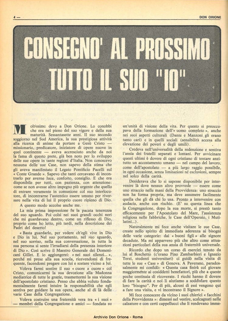 Don Orione, 67, 04, 01-03-1972, pagina 4