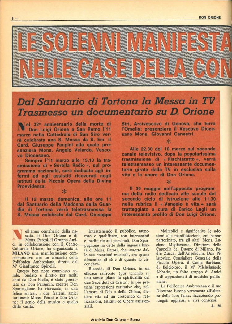 Don Orione, 67, 04, 01-03-1972, pagina 6
