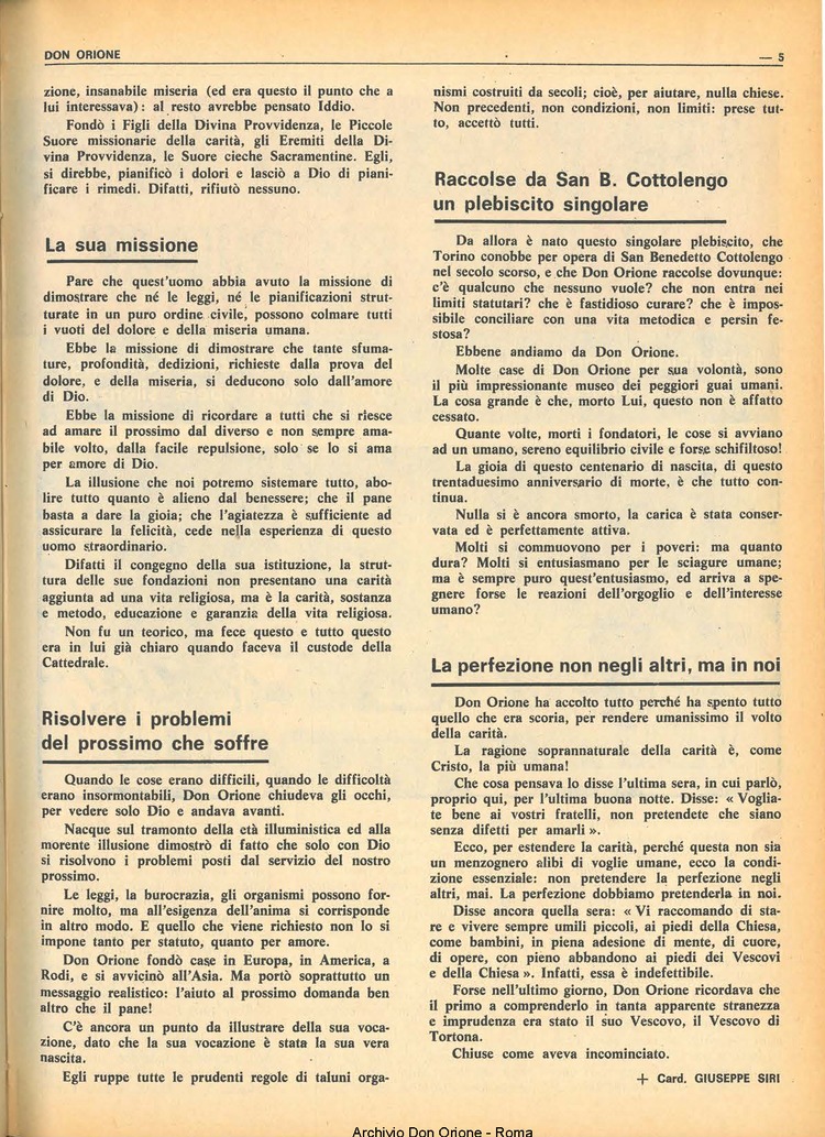 Don Orione, 67, 05, 01-04-1972, pagina 5