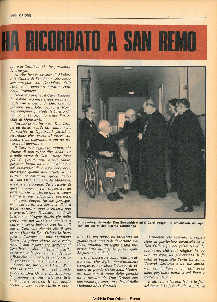 Don Orione, 67, 05, 01-04-1972, pagina 7