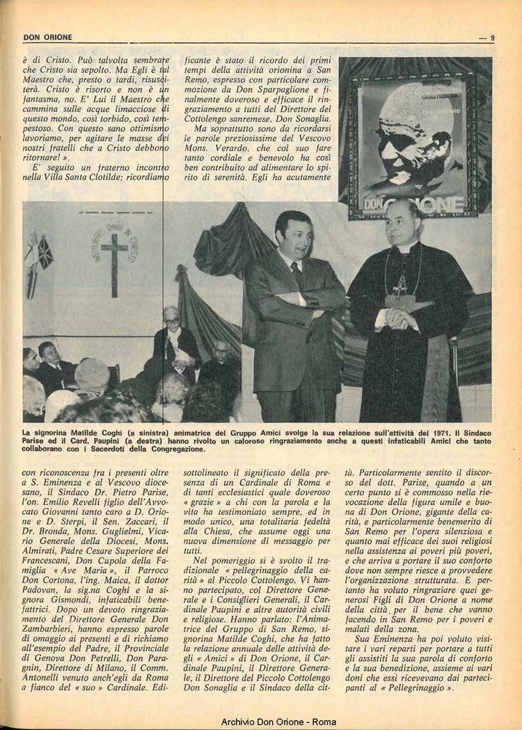 Don Orione, 67, 05, 01-04-1972, pagina 9