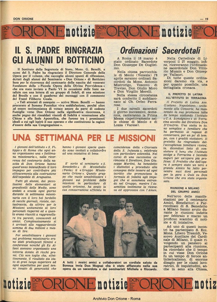 Don Orione, 67, 05, 01-04-1972, pagina 19