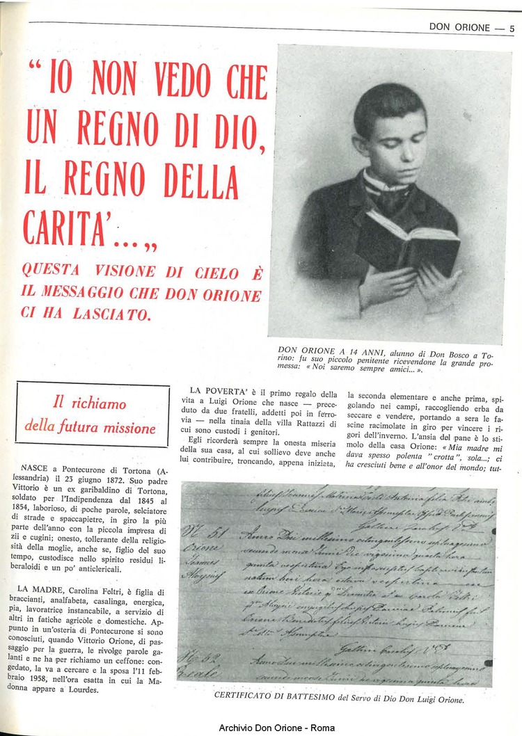 Don Orione, 67, 06, 15-04-1972, pagina 5