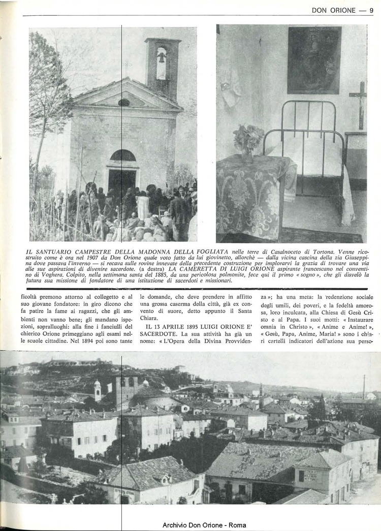 Don Orione, 67, 06, 15-04-1972, pagina 9