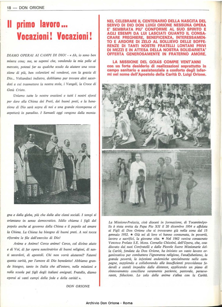 Don Orione, 67, 06, 15-04-1972, pagina 18