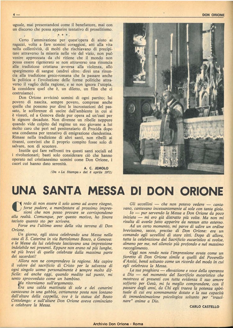 Don Orione, 67, 07, 01-05-1972, pagina 4