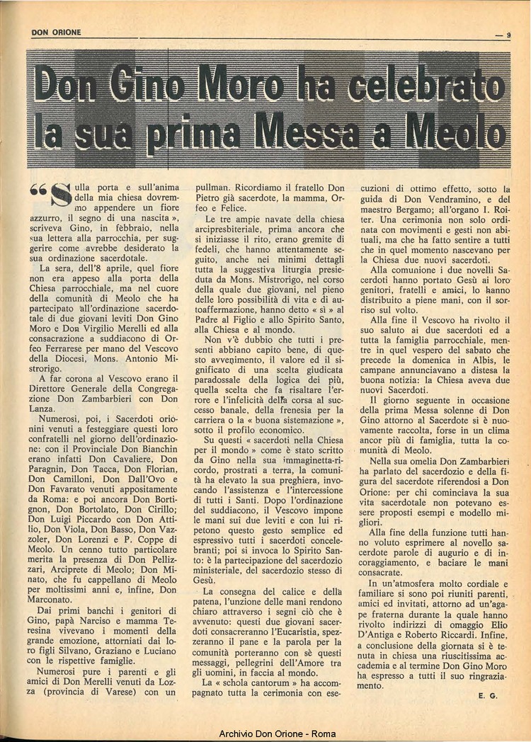 Don Orione, 67, 07, 01-05-1972, pagina 9
