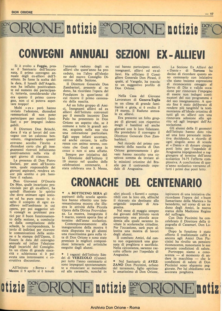 Don Orione, 67, 07, 01-05-1972, pagina 17