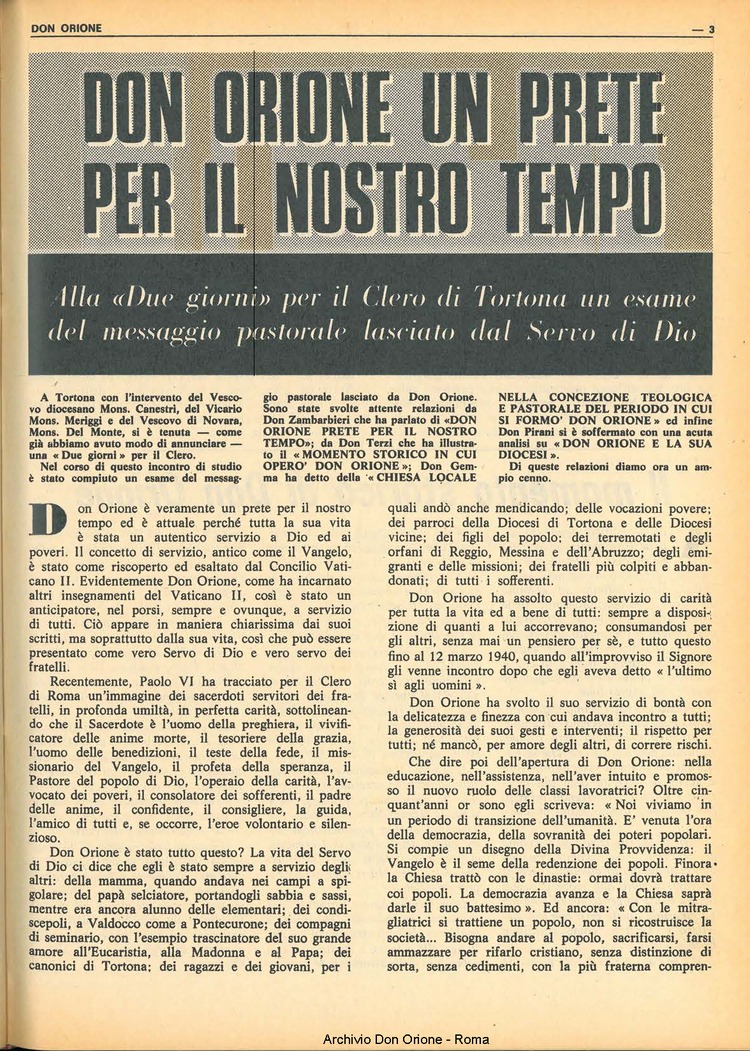 Don Orione, 67, 08, 01-06-1972, pagina 3