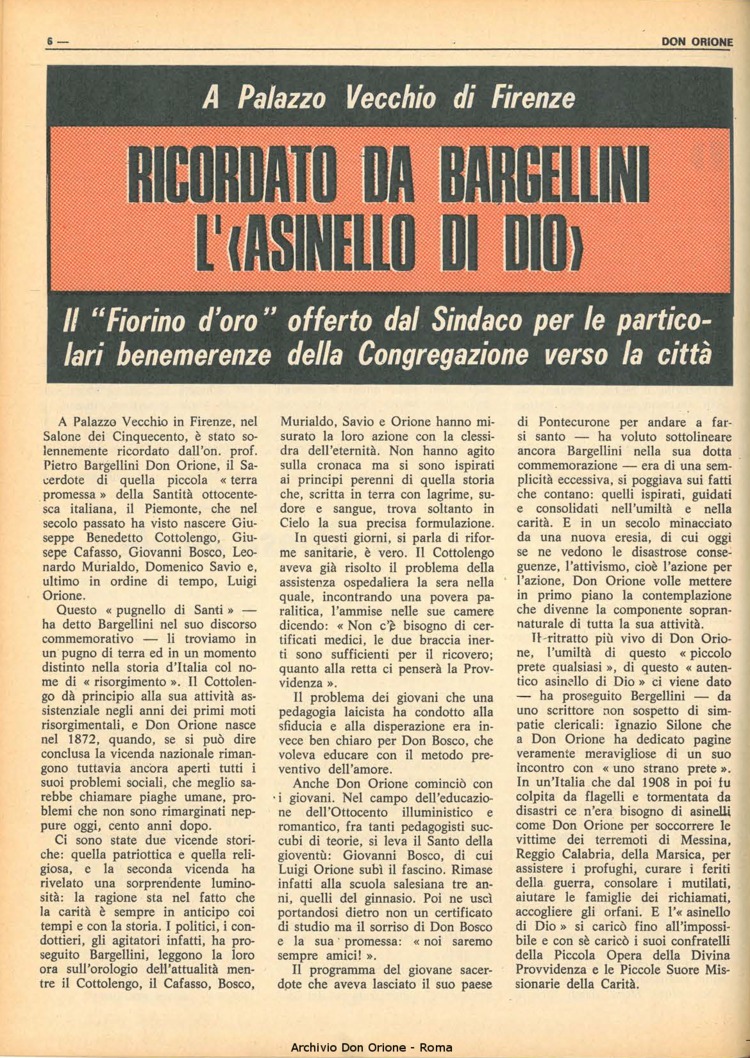 Don Orione, 67, 08, 01-06-1972, pagina 6