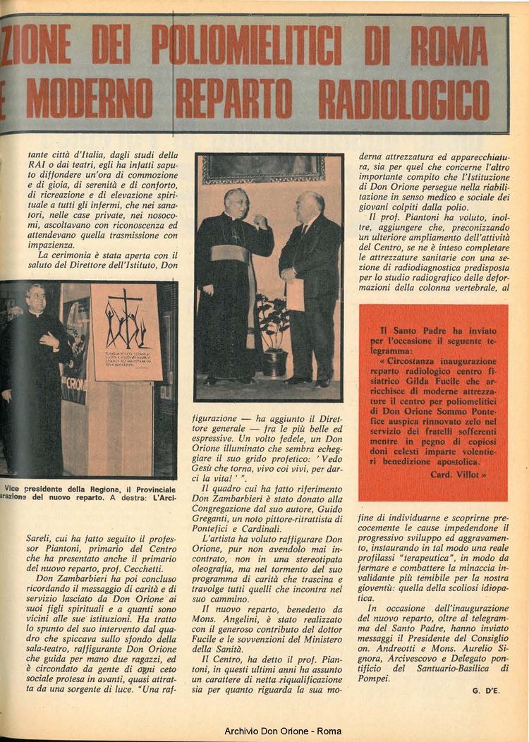 Don Orione, 67, 08, 01-06-1972, pagina 13